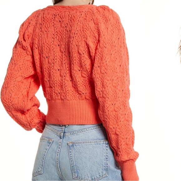 Free People cable wrap cardigan - Picture 2 of 6